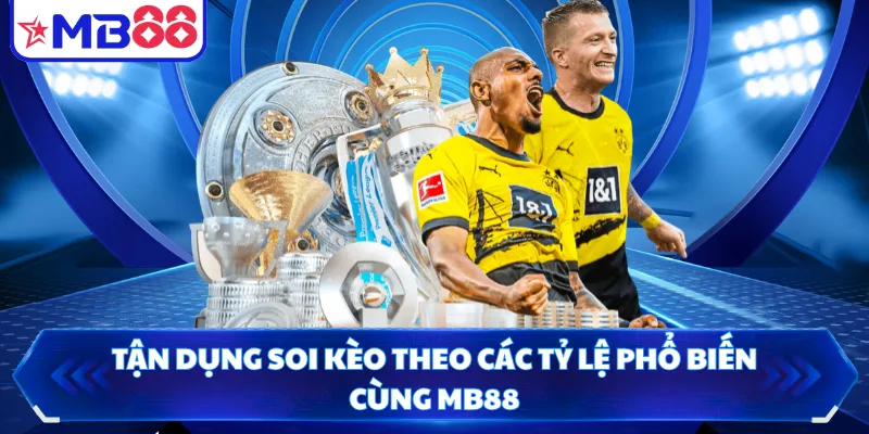 Tận dụng soi kèo theo các tỷ lệ phổ biến cùng MB88